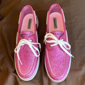 Woman’s Glitter Sperry Top-Siders size 10m